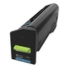 Image de - Cyan - original - cartouche de toner - pour Lexmark XC8160, XC8160de, XC8160dte, XC8163, XC8163de
