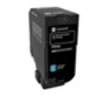 Image de - A rendement élevé - cyan - original - cartouche de toner LCCP, Entreprise Lexmark - pour Lexmark CS725de, CS725dte