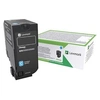 Image de - Cyan - original - cartouche de toner LCCP, LRP, Entreprise Lexmark - pour Lexmark CS720de, CS720dte, CS725de, CS725dte, CX725de, CX725dhe,