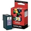 Image de Cartridge No. 33 - Couleur (cyan, magenta, jaune) - original - emballage coque avec alarme radioélectrique - cartouche d'encre - pour Lexmark P4310,