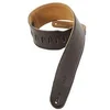 Image de Levys Leathers M4GF-DBR sangle de guitare en cuir rembourrée, marron