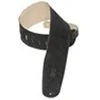 Image de Levy's MS4-BLK - Sangle en daim pour guitare basse - Black