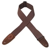 Image de Levys 5 CM Coton avec Logo en Cuir Brown Sangles et courroies