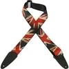 Image de Levys 5 CM Polypropylene avec Embout en Cuir et Motif Drapeau Uk Sangles et courroies