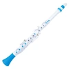 Image de Clarineo Blanche et Bleue Clarinettes composite