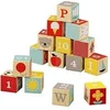 Image de Petit Collage cubes de construction en bois ABC 15 pièces