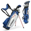 Image de Ensemble de Golf 10 Clubs de Golf Ensemble Complet pour Débutant avec Sac Trépied pour Homme, un bois de parcours #3, un hybride #4, des fers #6, #7,
