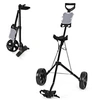 Image de chariot de golf à 2 roues pliable, avec emplacements pour 4 tees, 4 balls, tableau de score
