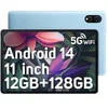 Image de Tab 90 WiFi Tablette Tactile 10.9 HD+ IPS Android 14 2.4G+5G WiFi 6, RAM 12 Go ROM 128 Go/SD 1 To 8MP+13MP 8200mAh - Bleu