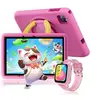 Image de Tab A6 Kids Tablette pour Enfants Android 14 10.1 HD+, 12Go + 128Go /SD 1TB 5100mAh Rose Avec Montre Enfant Z10 Rose