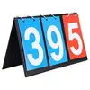 Image de Tableau de Score Compteur de Score Flip pour Tennis Table Basketball (3 Chiffres-Rouge+Bleu)