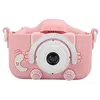 Image de Caméra Numérique Pour Enfants Cartoon Kitty 12Mp Mini Jouet (Rose )