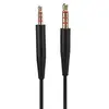 Image de Câble audio 3.5mm à 2.5mm avec Microphone pour OE2iQC25QC35 SoundTrue Casque Noir