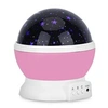 Image de Veilleuse-projecteur Rotative LED Ciel Etoilé Rose