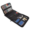 Image de Set de 72 Pcs Crayons de Couleur+Gomme+Pinceau Avec Trousse à Crayon