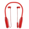 Image de A8 Bluetooth 5.0 nuque suspendue dans l'oreille casque sport écouteur rouge