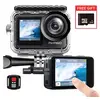 Image de Caméra sport Brave 7 LE SE 4K30FPS WiFi Deux Ecrans Tactile 20MP IPX 7 Etanche 40M Support Mic Avec 32Go Carte mémoire Noir