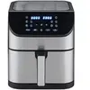 Image de 10 en 1 Friteuse sans huile 8L Professionnel pour la Famille- 10 Programmes - Avec Fenêtre visible et Ecran tactile - Noir