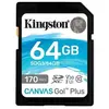 Image de Canvas Go! Plus - Carte mémoire flash - 64 Go - Video Class V30 / UHS-I U3 / Class10 - SDXC UHS-I