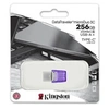 Image de Lecteur USB flash Technology DataTraveler microDuo 3C 256 Go USB Type-A USB Type-C 3.2 Gen 1 Acier inoxydable Violet