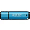 Image de Clé USB IronKey Vault Privacy 50 USB Type A 3.2 Gen 1 Noir Bleu