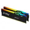 Image de FURY Beast RGB - DDR5 - kit - 16 Go: 2 x 8 Go - DIMM 288 broches - 5600 MT/s / PC5-44800 - CL36 - 1.25 V - mémoire sans tampon - on-die ECC - noir