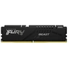 Image de FURY Beast - DDR5 - module - 16 Go - DIMM 288 broches - 6400 MHz / PC5-51200 - CL32 - 1.4 V - mémoire sans tampon - on-die ECC - noir