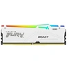 Image de FURY Beast RGB - DDR5 - module - 16 Go - DIMM 288 broches - 6400 MHz / PC5-51200 - CL32 - 1.4 V - mémoire sans tampon - on-die ECC - blanc