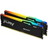 Image de FURY Beast RGB - DDR5 - kit - 64 Go: 2 x 32 Go - DIMM 288 broches - 6400 MHz / PC5-51200 - CL32 - 1.4 V - mémoire sans tampon - on-die ECC - noir