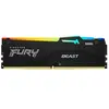 Image de FURY Beast RGB - DDR5 - module - 16 Go - DIMM 288 broches - 6000 MT/s / PC5-48000 - CL36 - 1.35 V - mémoire sans tampon - on-die ECC - noir