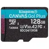 Image de Canvas Go! Plus - Carte mémoire flash - 128 Go - A2 / Video Class V30 / UHS-I U3 / Class10 - microSDXC UHS-I
