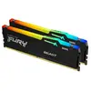 Image de FURY Beast RGB - DDR5 - kit - 64 Go: 2 x 32 Go - DIMM 288 broches - 2800 MHz / PC5-44800 - CL40 - 1.25 V - mémoire sans tampon - on-die ECC - noir