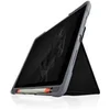 Image de STM dux Plus Duo - Etui à rabat pour tablette - polycarbonate, polyuréthanne thermoplastique (TPU) - noir - pour Apple 10.2-inch iPad (7ème