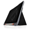Image de dux Plus Duo - Etui à rabat pour tablette - robuste - polycarbonate, polyuréthanne thermoplastique (TPU) - noir - universitaire - pour Apple