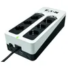 Image de Eaton Onduleur Parafoudre Eaton 3S 550 DIN - Off-line UPS - Alimentation Sans Interruption - Puissance 550VA (6 prises DIN, Parasurtenseur, Silencieux) - Interface USB (câble inclus) - Noir&Blanc en occasion ou reconditionné
