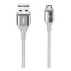 Image de MIXIT DuraTek - Câble USB - Micro-USB de type B (M) pour USB (M) - USB 2.0 - 2.4 A - 1.22 m - argent