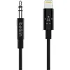 Image de Belkin Câble 3,5 mm avec connecteur Lightning de 90 cm (certification MFi, iPhone 13, 13 Pro, 13 Pro Max, 13 mini et modèles antérieurs, noir) en occasion ou reconditionné