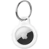 Image de Support sécurisé Belkin pour AirTag avec porte-clés, blanc