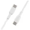 Image de BOOST CHARGE - Câble USB - 24 pin USB-C (M) pour 24 pin USB-C (M) - 1 m - blanc