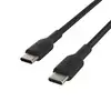 Image de Belkin USB-C to USB-C Cable Braided 1M Black