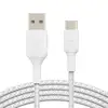 Image de Belkin USB-A to USB-C Cable Braided 0.15M White