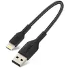 Image de BOOST CHARGE - Câble Lightning - Lightning mâle pour USB mâle - 15 cm - noir