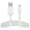 Image de BOOST CHARGE - Câble Lightning - Lightning mâle pour USB mâle - 3 m - blanc