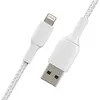 Image de Belkin Câble USB A - Lightning à Gaine tressée/ 1M Blanc en occasion ou reconditionné
