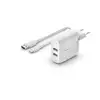 Image de Belkin Dual USB-A Wall Charger w/1M PVC A-C 24W