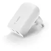 Image de Chargeur secteur double port USB-C 37W - blanc