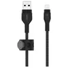 Image de BOOST CHARGE - Câble Lightning - USB mâle pour Lightning mâle - 3 m - noir