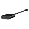 Image de RockStar - USB-C vers jack de casque / adaptateur de charge - USB-C mâle pour jack mini, USB-C femelle - 19.6 cm - USB Power Delivery (60W)