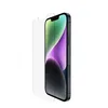 Image de Belkin Protection d’écran TemperedGlass pour iPhone 17e, 16e, 14, 13, 13 Pro - traitement antimicrobien, application sans bulle d’air, support de pose inclus, test de résistance 9H en occasion ou reconditionné
