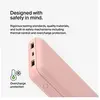 Image de BOOST CHARGE - Banque d'alimentation - 20000 mAh - 15 Watt - 3 A - 3 connecteurs de sortie (USB-C, 2 x USB) - sur le câble : USB-C - rose gold